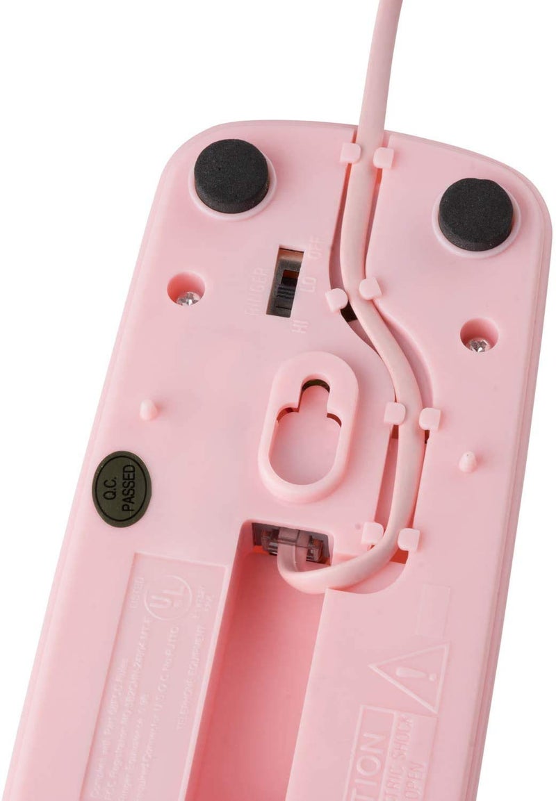iSoHo Phones Telephone Cords for Landline Phones - Phone Cords for Landline Phones to Wall Jack - Superb Sound Quality - Sturdy Materials - Ladies Pink -Compatible with RJ11 Phone Jack (15ft Phone Cord) - Image 2